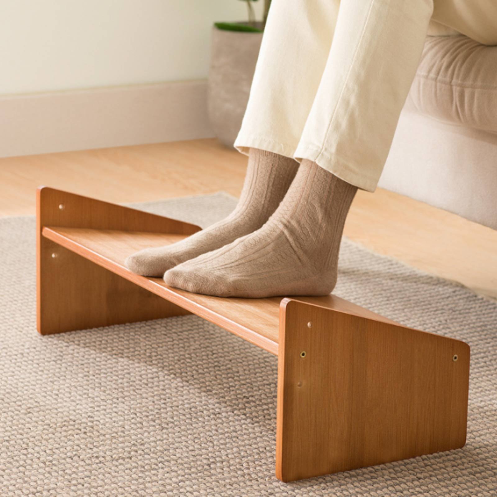 Office Stool - Repose-pieds sous le bureau, surface large,