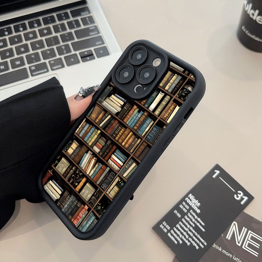 Coque de téléphone à motif cré - Bookshelf avis et prix