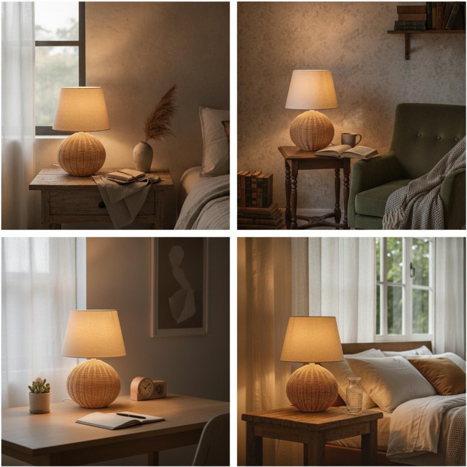 Lampe de chevet avec base en r - Desk Lamp avis et prix