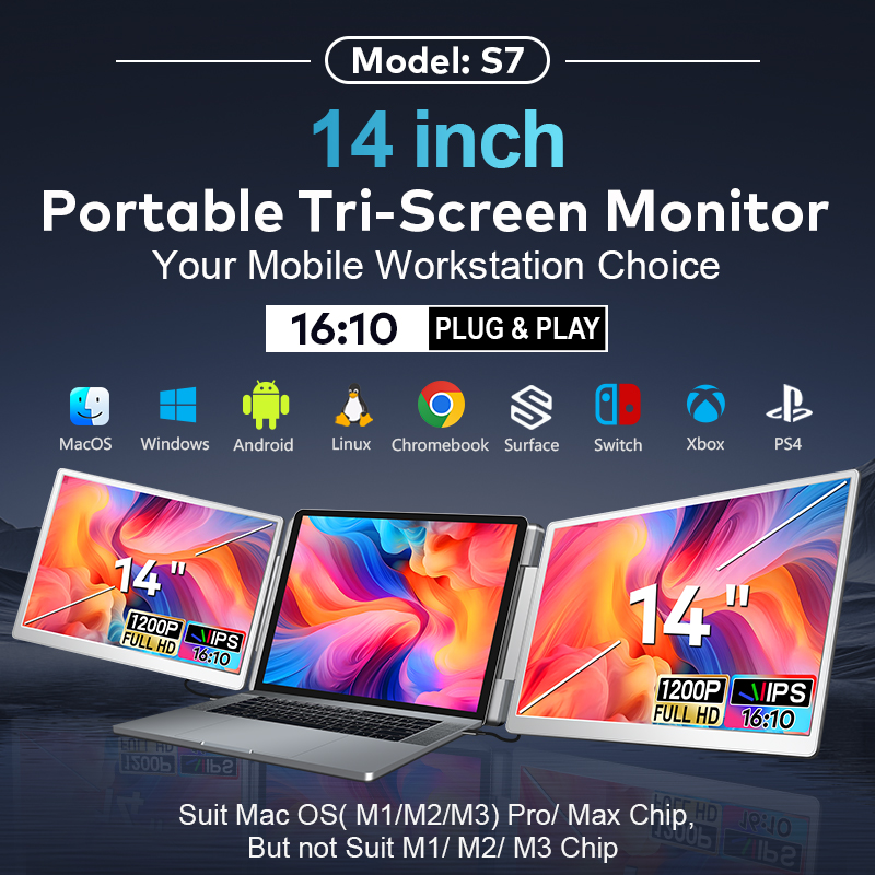 Moniteur LCD Portable à double - Monitor Stand avis et prix